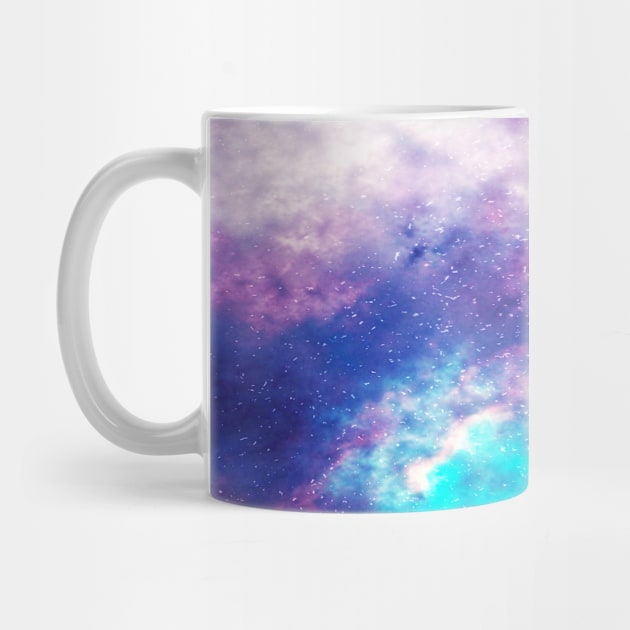 Colorful Universe Nebula Galaxy And Stars by jodotodesign